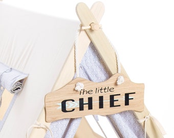 Personalised kids door or teepee signboard by Cuddlesome