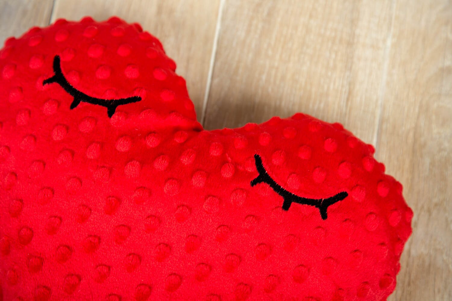 Sleepy Eyes Pillow Heart Pillow Handmade Pillow Home Decor Etsy