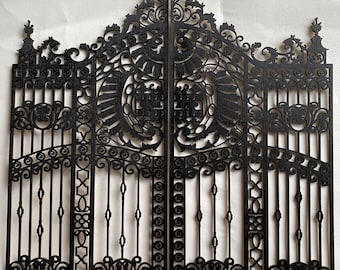 Port Gate in svg used in laser cut Doll house  photo shoot