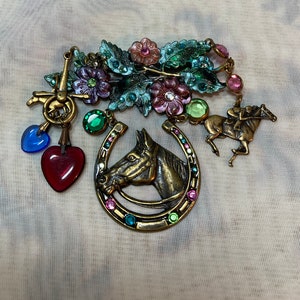 Decorative Horse Pin - Thoroughbred Themed