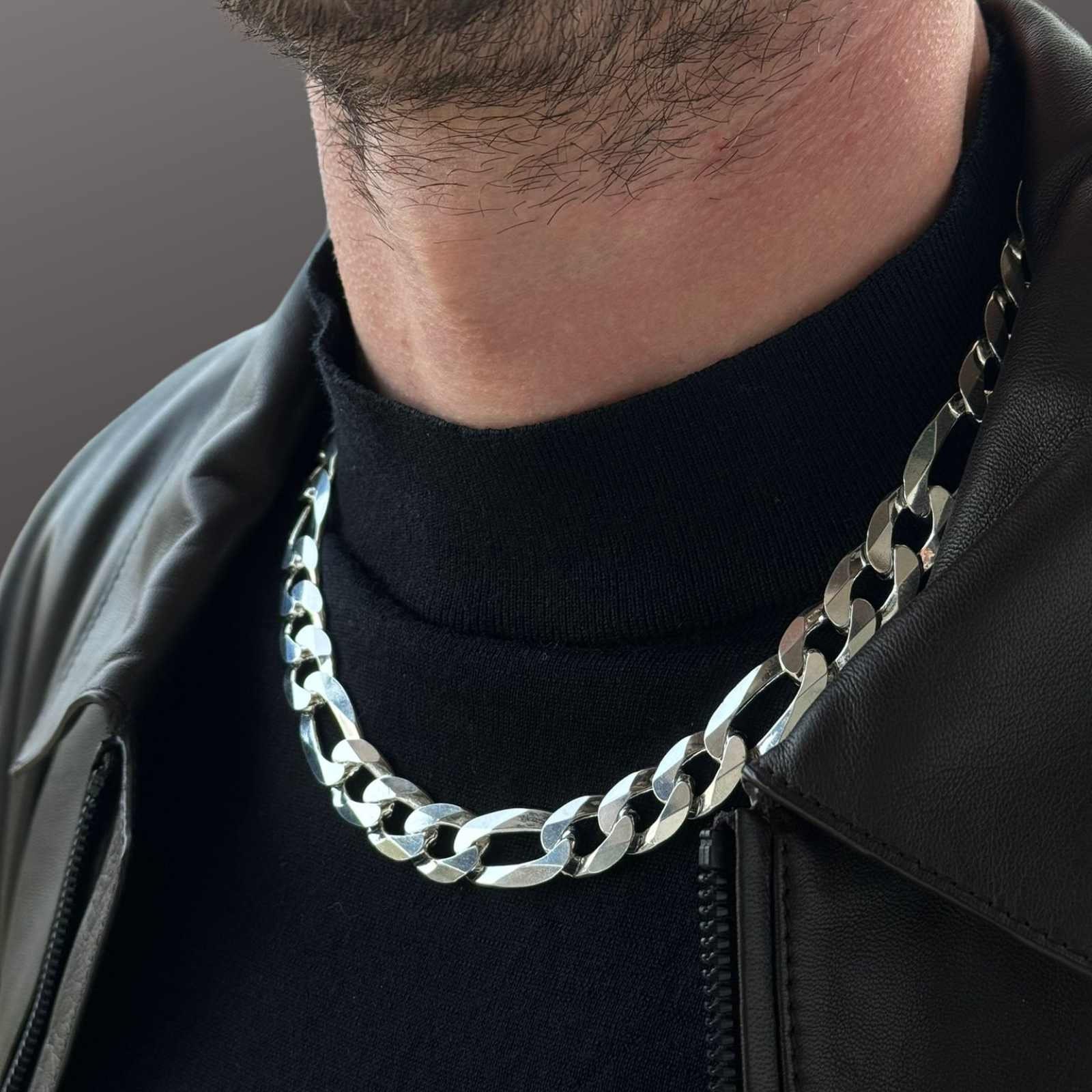 Collana A Catena FigaRope In Argento Sterling Italiano 925 - Foto 12