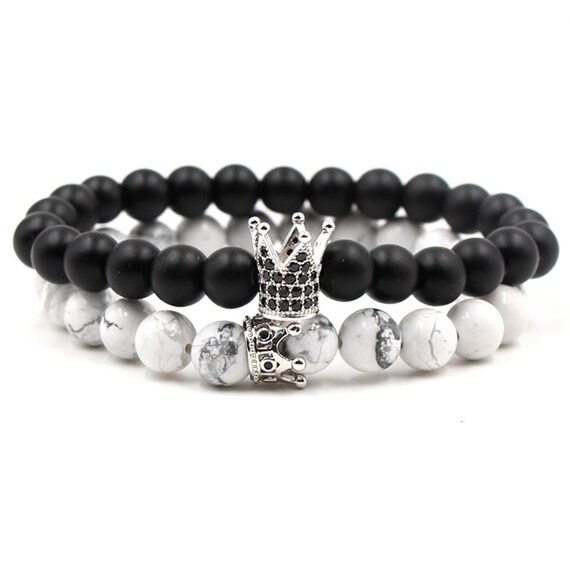 matching crown bracelets