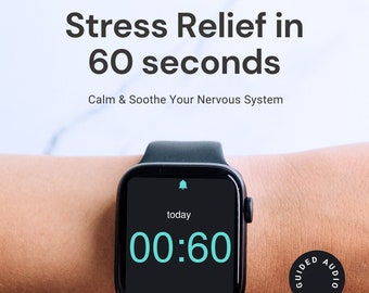 Stress Relief in 60 Seconds: A Quick Guided Audio to Calm & Soothe Your Nervous System