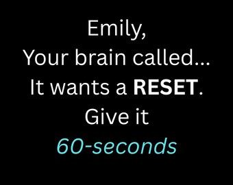Kit personalizzato Emily per un ripristino strategico della calma in 60 secondi