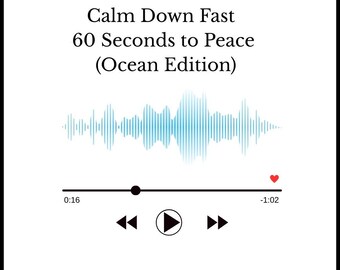Audio di 60 secondi per il relax: Ocean Peace Stress Relief (Download digitale)