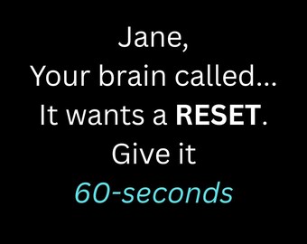 Kit personalizzato Jane per un ripristino strategico della calma in 60 secondi