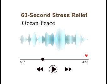Audio di Ocean Peace per il reset del pensiero eccessivo (download digitale)