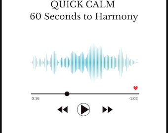 Quick Calm Audio 60 Second Harmony Reset - Download digitale MP3