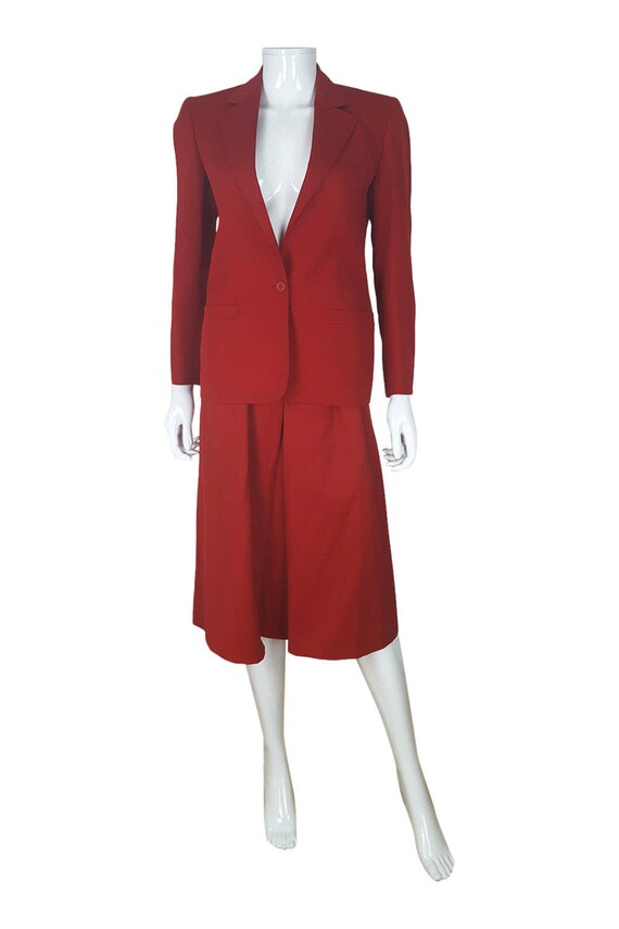 dior red suit