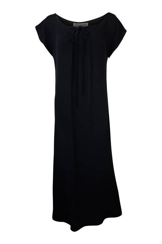 QUORUM Vintage Black Sheath Maxi Dress - Alice Pol