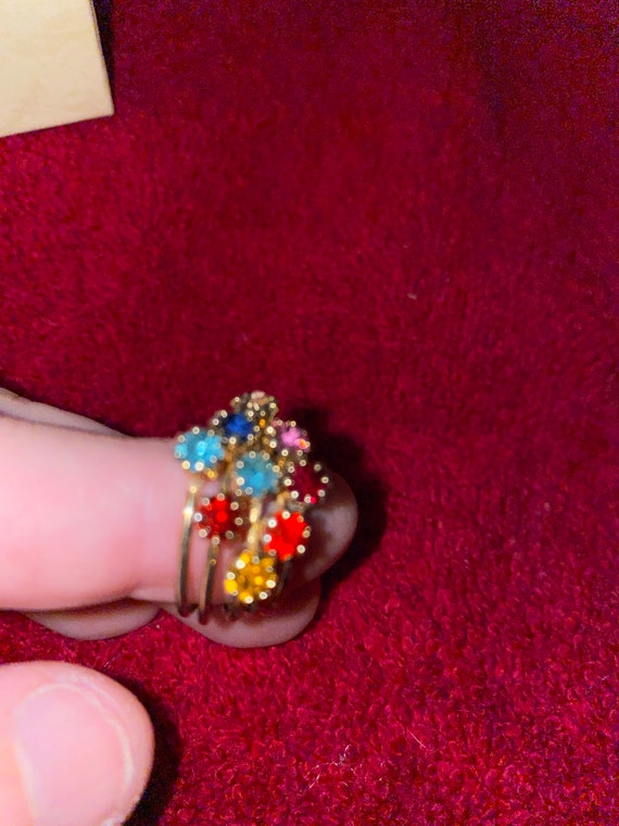 Beautiful multi ring and stone Ring - image 3