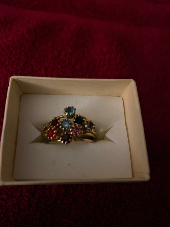 Beautiful multi ring and stone Ring - image 1