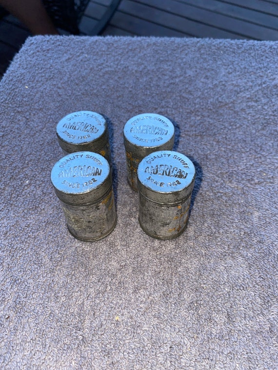 Snuff Cans With Lids American Quality Snuff Etsy