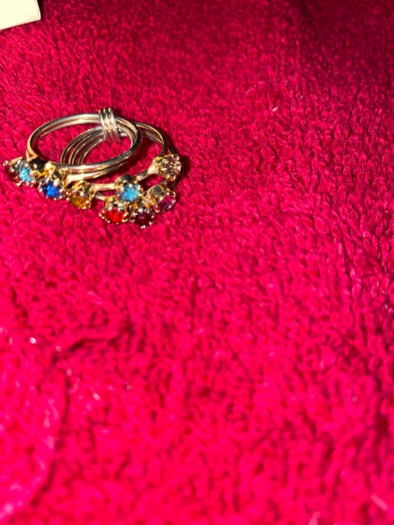 Beautiful multi ring and stone Ring - image 2