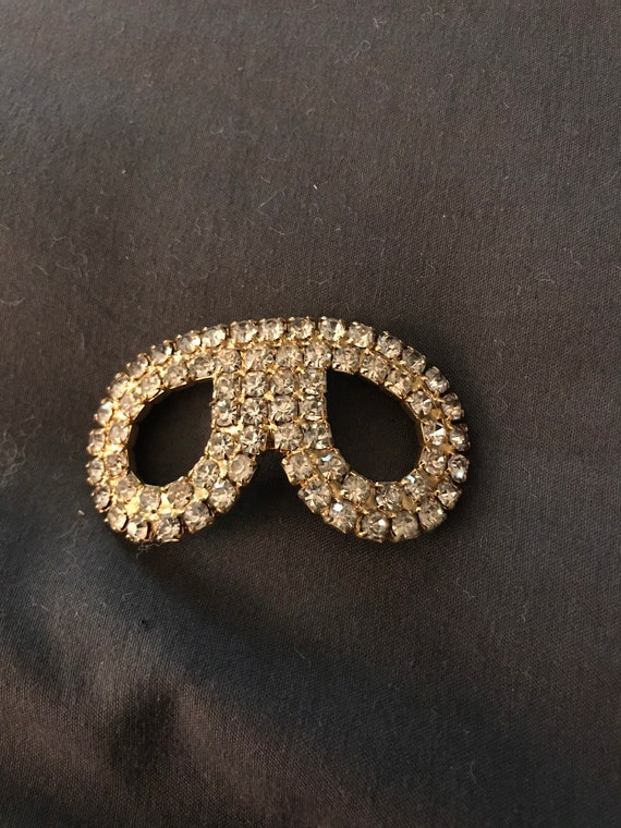 Rhinestone dress clip