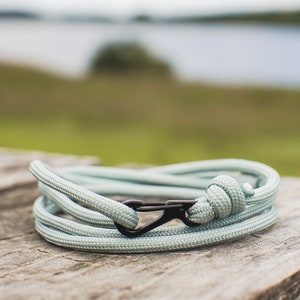 Rope Bracelet | Climbing Bracelet | Carabiner Bracelet | Sailing Bracelet | Nautical Bracelet | Carabiner Clip | NEVETdesigns