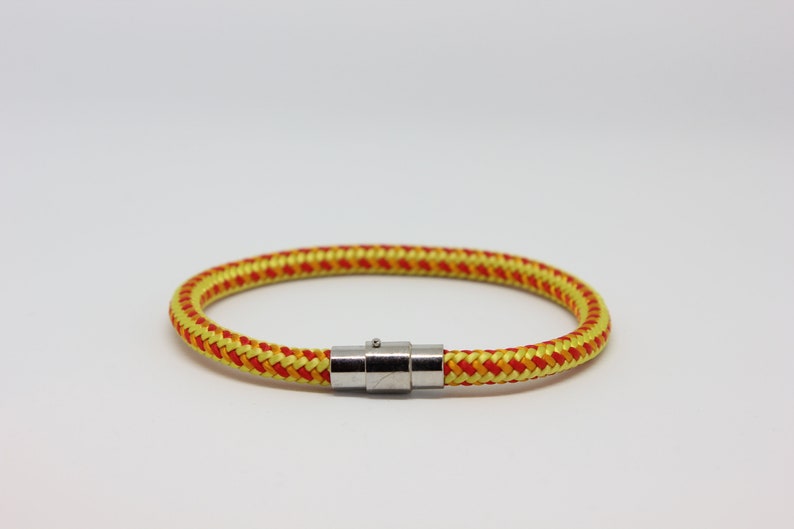 Orange Bracelet Mens Rope Bracelet Bracelet Etsy