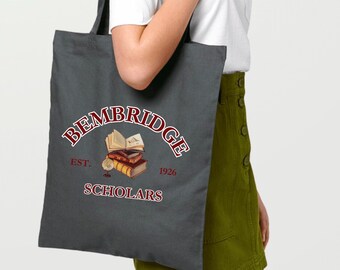 Sac fourre-tout Bembridge Scholars - sac pour cinéphiles - la momie - produits dérivés Fandom - égyptologue - cadeau Dark Academia - université