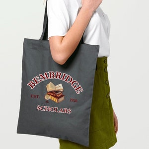 Bembridge Scholars Tote Bag - Movie Lover Bag - The Mummy - Fandom Merch - Egyptologist - Dark Academia Gift - College