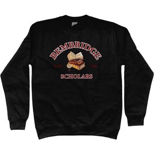 Bembridge Scholars Sweatshirt-Dark Academia Sweatshirt-The Mummy Sweatshirt-The Mummy 1999-Movie Lover Gift-Fandom Merch-Egyptologist Jet Black