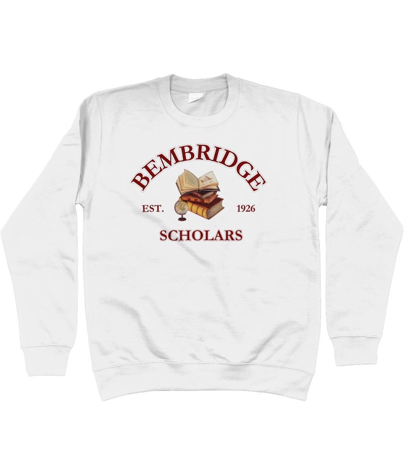 Bembridge Scholars Sweatshirt-Dark Academia Sweatshirt-The Mummy Sweatshirt-The Mummy 1999-Movie Lover Gift-Fandom Merch-Egyptologist Arctic White