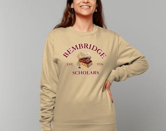 Bembridge Scholars Sweatshirt-Sweat universitaire foncé-La momie Sweat-shirt-La momie 1999-Cadeau pour les amateurs de cinéma-Merch Fandom-Egyptologue