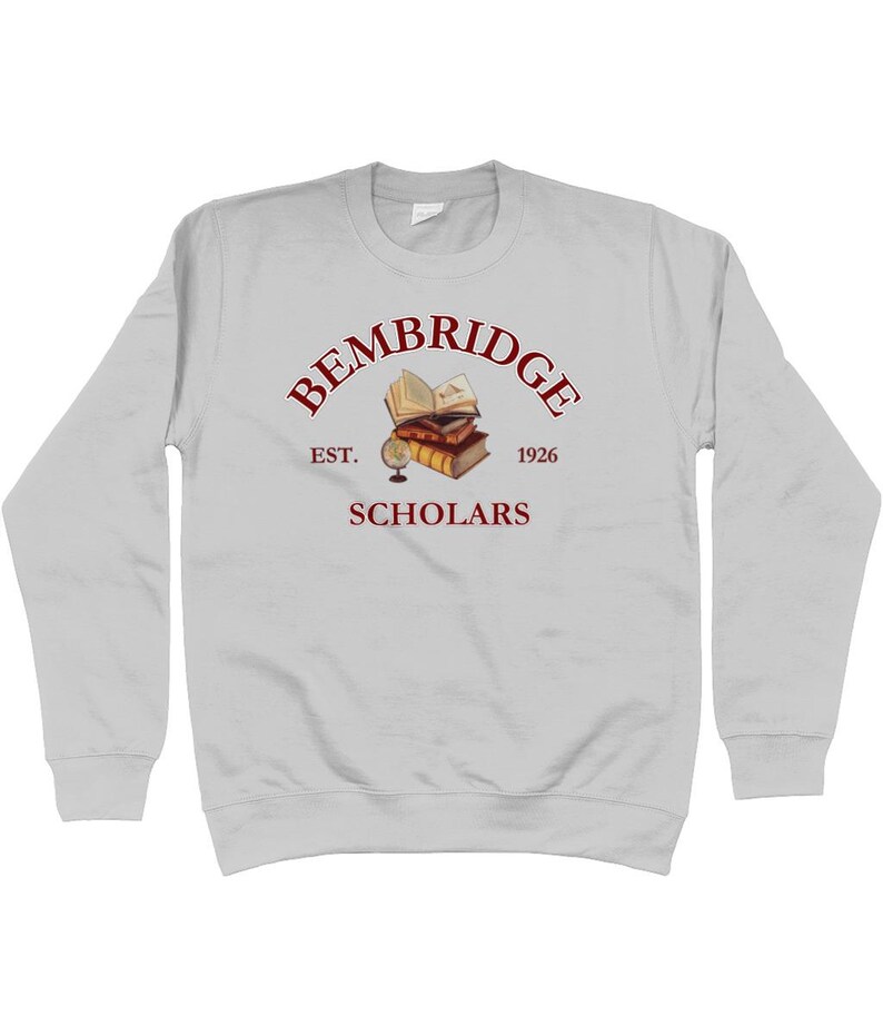 Bembridge Scholars Sweatshirt-Dark Academia Sweatshirt-The Mummy Sweatshirt-The Mummy 1999-Movie Lover Gift-Fandom Merch-Egyptologist Heather Grey
