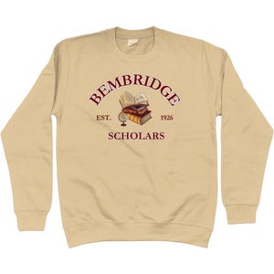 Bembridge Scholars Sweatshirt-Dark Academia Sweatshirt-The Mummy Sweatshirt-The Mummy 1999-Movie Lover Gift-Fandom Merch-Egyptologist Desert Sand