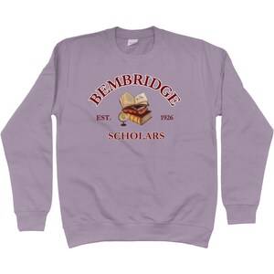 Bembridge Scholars Sweatshirt-Dark Academia Sweatshirt-The Mummy Sweatshirt-The Mummy 1999-Movie Lover Gift-Fandom Merch-Egyptologist Dusty Lilac