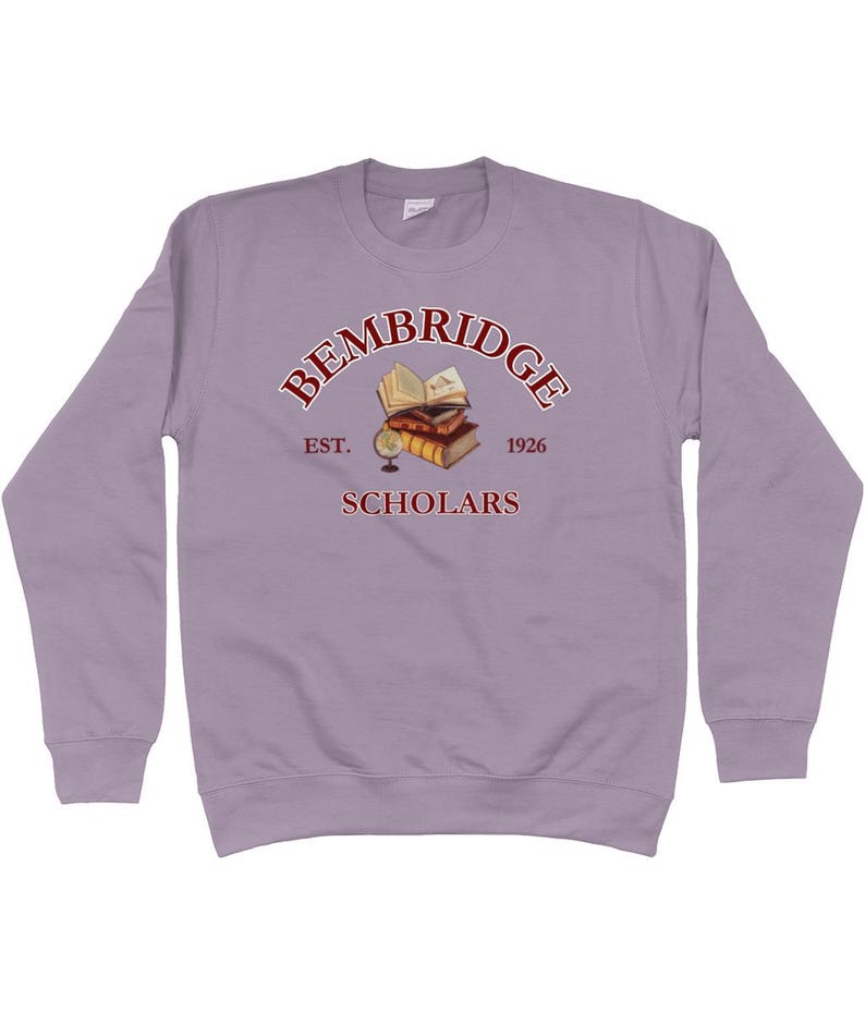 Bembridge Scholars Sweatshirt-Dark Academia Sweatshirt-The Mummy Sweatshirt-The Mummy 1999-Movie Lover Gift-Fandom Merch-Egyptologist Dusty Lilac