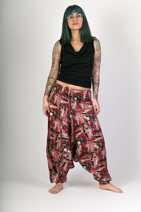 cotton harem jumpsuit