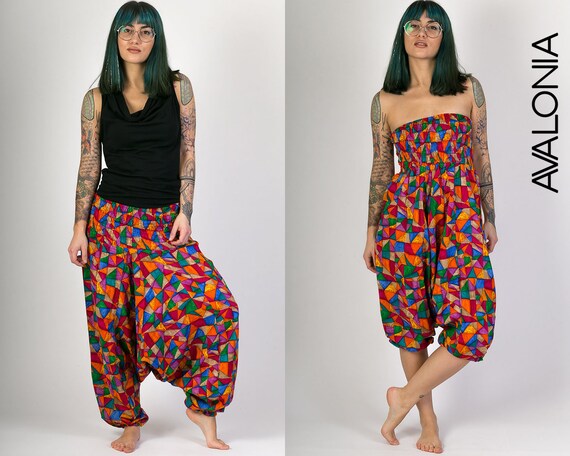 cotton harem jumpsuit