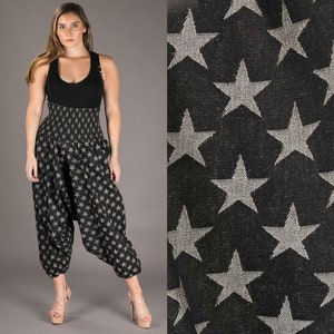 Harem pants women Cotton Harem jumpsuit denim stars pants yoga pants aladdin pants maternity clothes