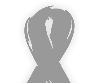Brain Cancer Ribbon Etsy
