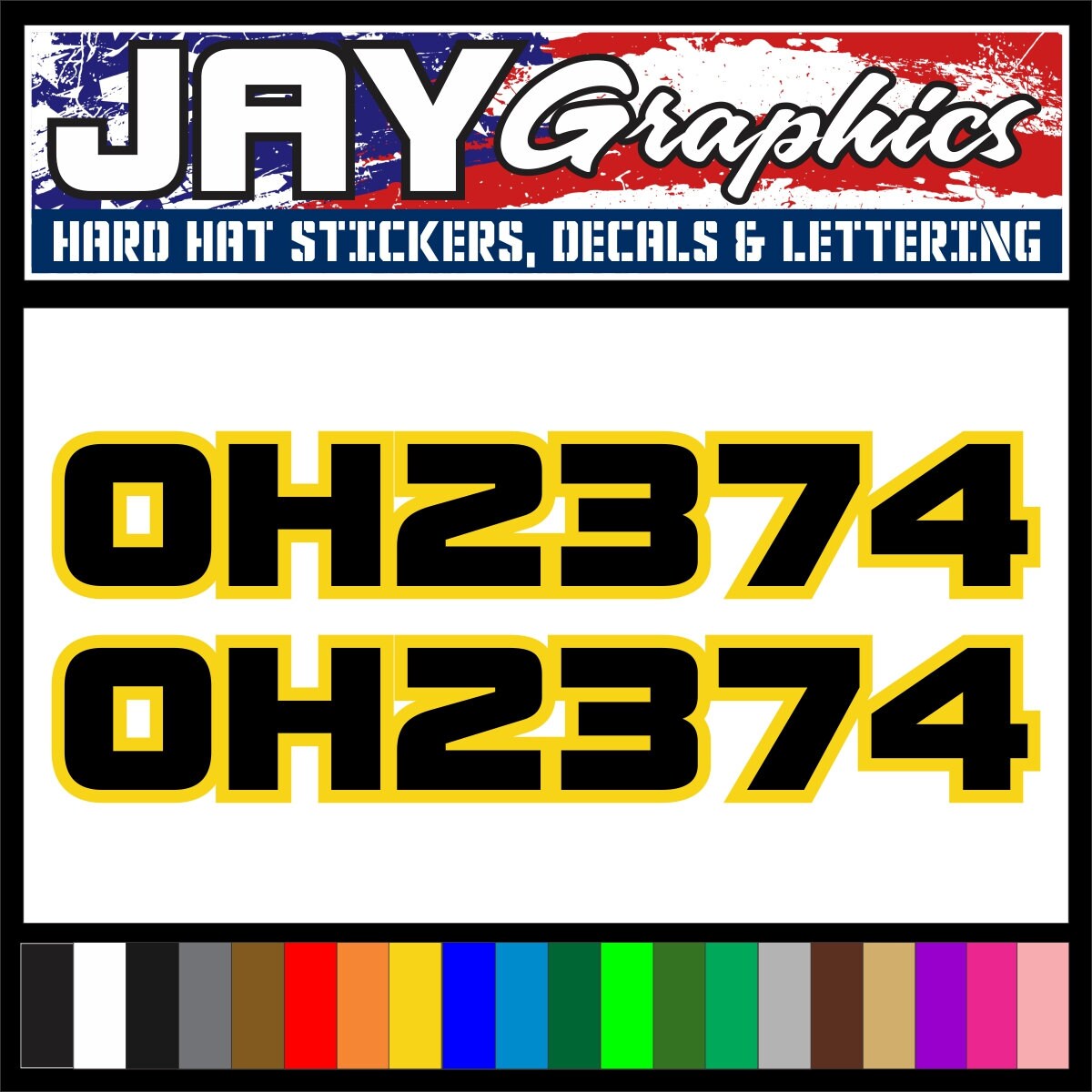 Pair Custom Printed 2inch SNOWMOBILE Registration Numbers Etsy