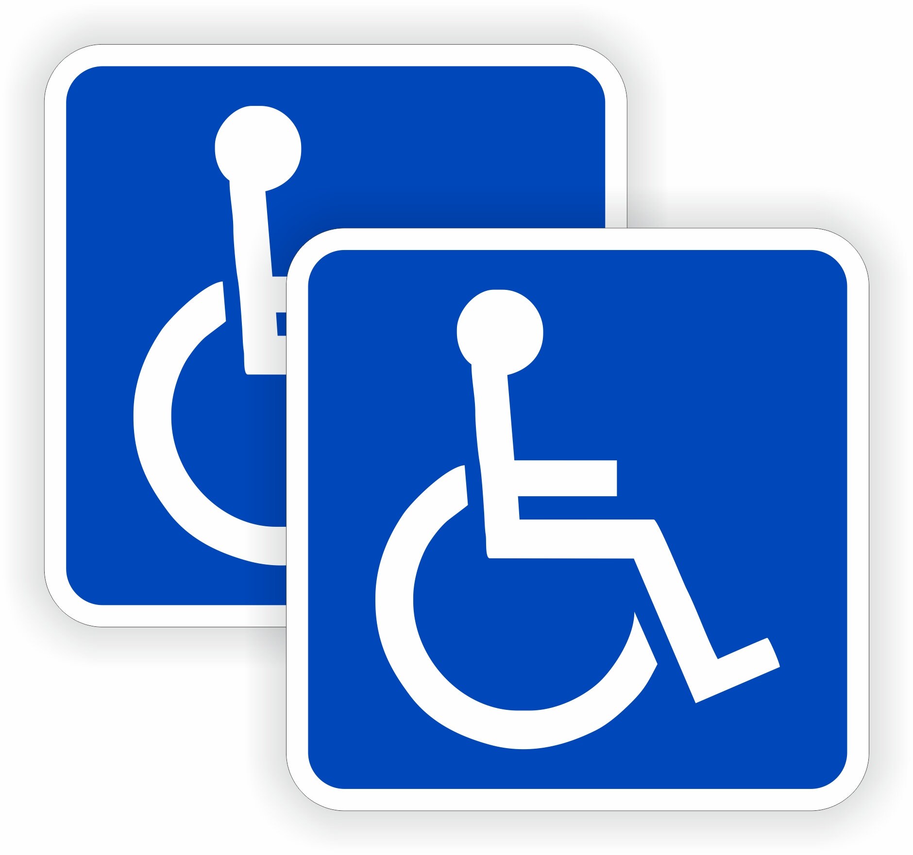 WarlordOne Handicap Accessible Decal – Die Cut, Wheelchair Symbol, Graphic Sticker, G519