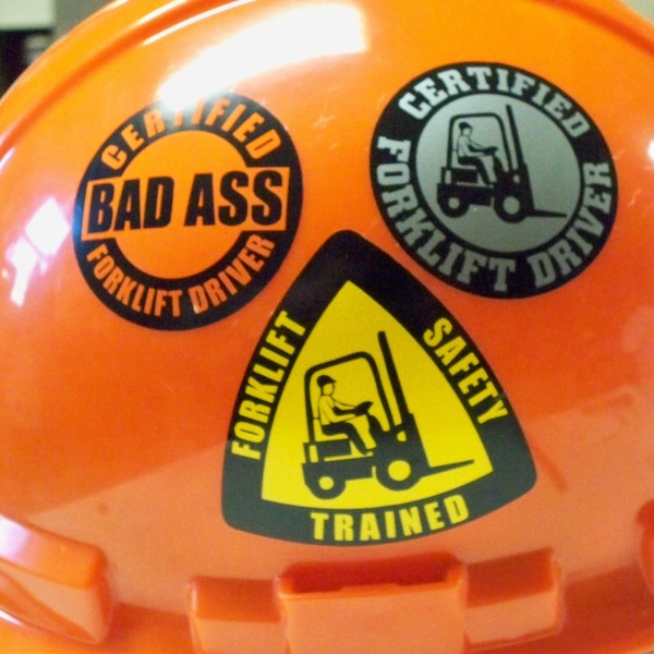 Funny Forklift Stickers - Etsy