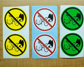 Paire D'autocollants Réfléchissants "NO RATS" - Décalcomanies Humoristiques Pour Casque De Chantier Ou Moto