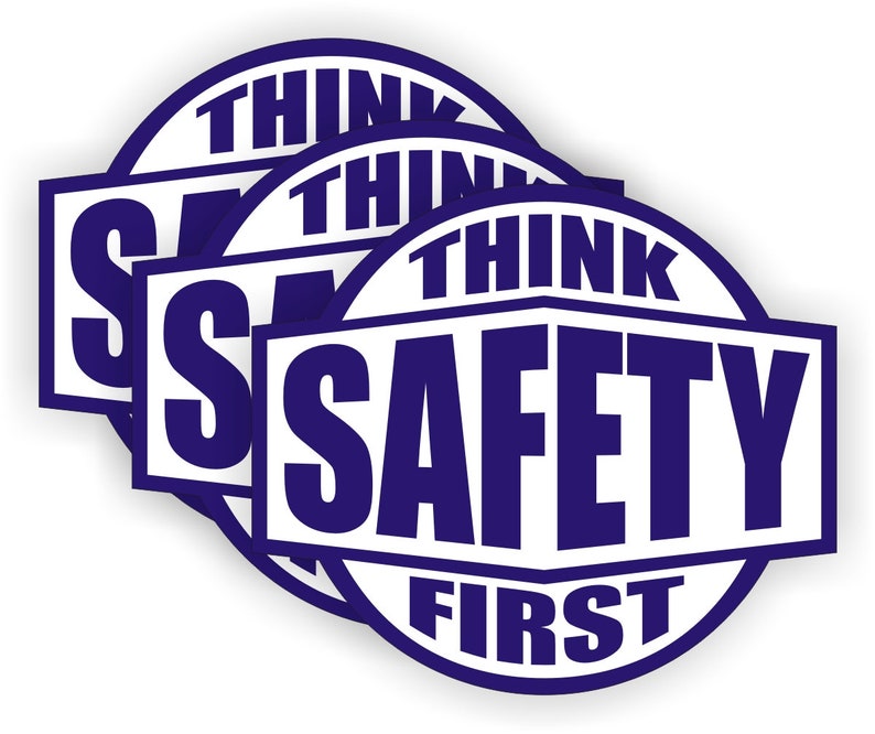 6-pack Safety Hard Hat Stickers | Think Safety First Foreman - Foto 10