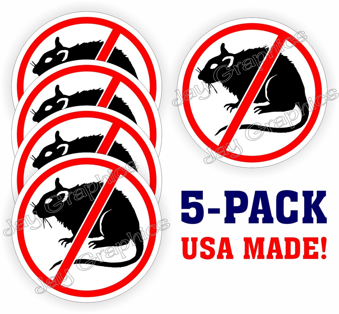 5 Pack Funny NO RATS Hard Hat Stickers Vinyl Safety Helmet - Etsy