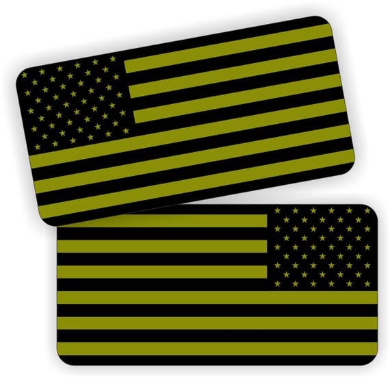 5 American Flags Hard Hat Decals /</> Stickers USA Flag Patriotic Old Glory Labels