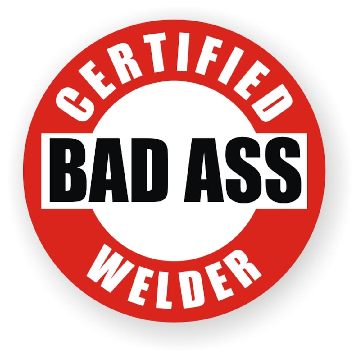 2x Certified Bad Ass Welder Hard Hat Stickers - Welding Helmet Decals - (Pair) E - Foto 13