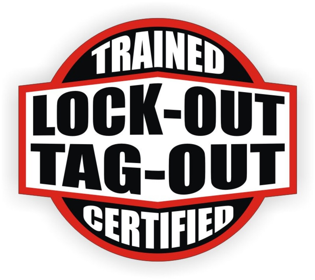 Lockout Tagout Electrician Hard Hat Sticker Lockout Tagout Electrical