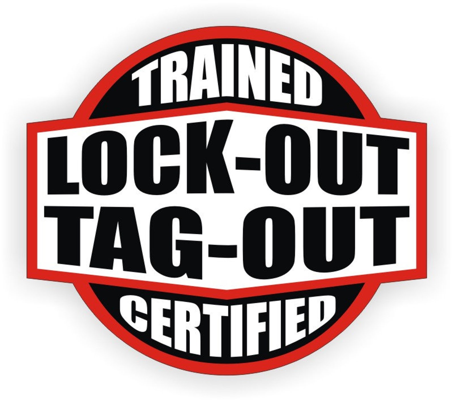 Lock-out Tag-out Electrician Hard Hat Sticker Lockout Tagout - Etsy