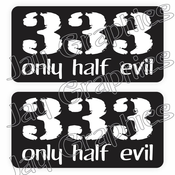 Half Helmet Decals Etsy
