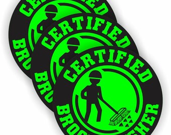 Pegatina Sombrero Duro Pegatina Para Casco "Yes, It Goes Fast - No