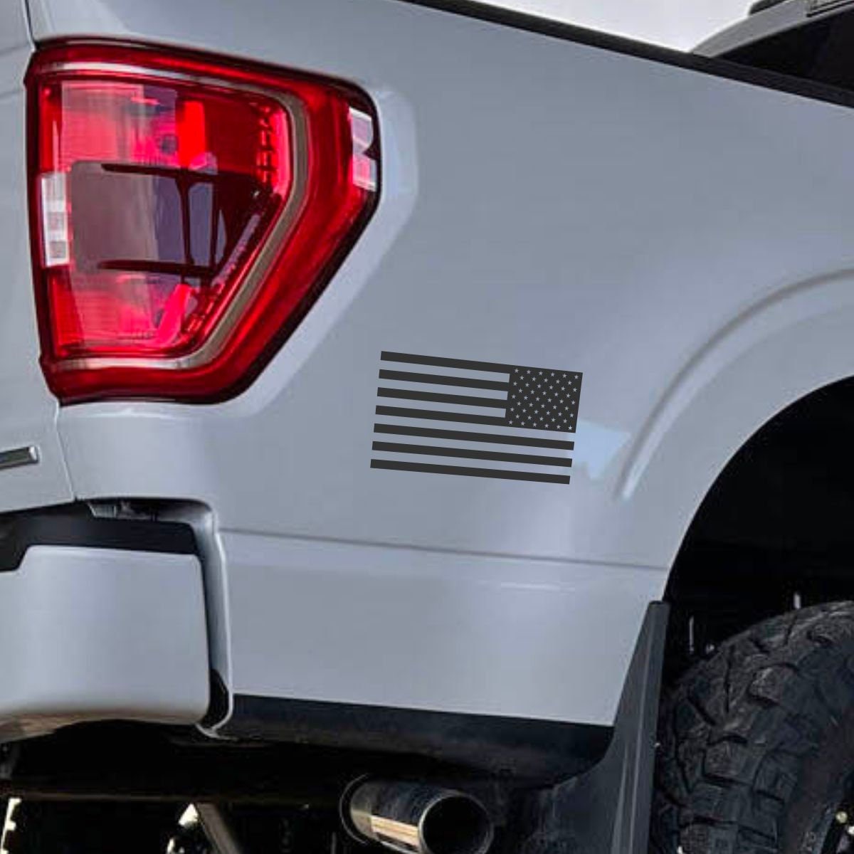 Right and Left Rear Lower American Flag Bedside Vinyl Fender Etsy