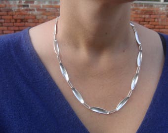 Collier en argent sterling, collier délicat en argent, colliers de charme, collier minimaliste, pour elle, cadeau pour petite amie