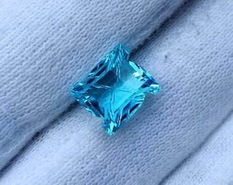 Swiss Blue Topaz Gemstone: Fantasy Cut Jewelry Making