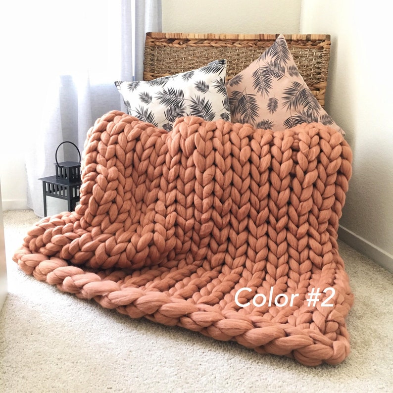 Arm Knitted Blanket Large Cable Knit Throw Giant Chunky Bed Blanket Super Bulky Huge Knitting Perfect Christmas Gift For Girl Wife Mom Home Living Blankets Throws Vadel Com